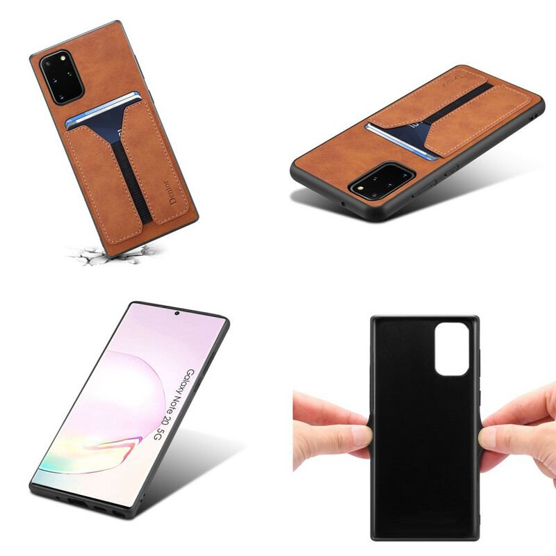 Capa Para Samsung Galaxy Note 20 Titular De Cartão Elástico Denior