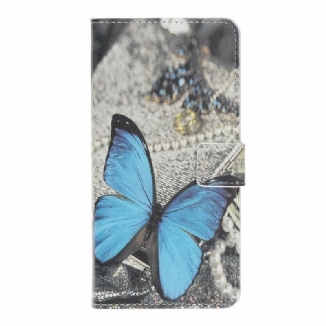 Capa De Couro Para Huawei P Smart Z Borboletas E Flores