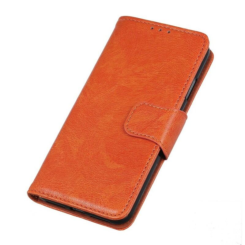 Capa De Couro Para Huawei P Smart Z Efeito Couro Brilhante