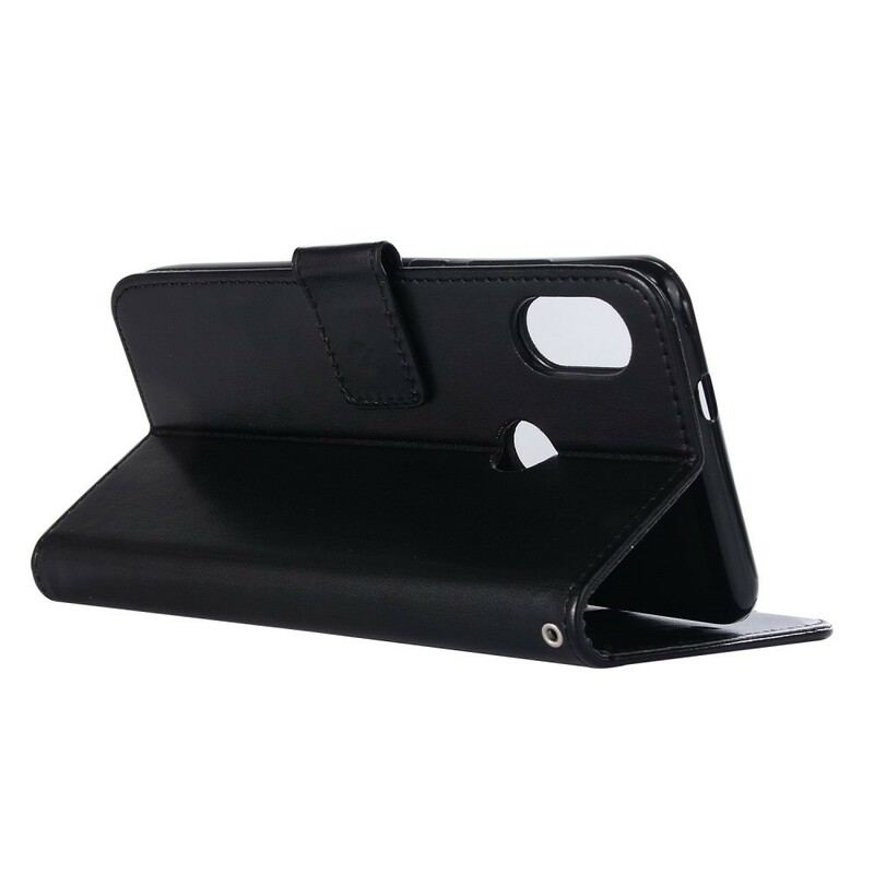 Capa Flip Para Huawei P Smart Z Coruja Apanhador De Sonhos Com Efeito De Couro