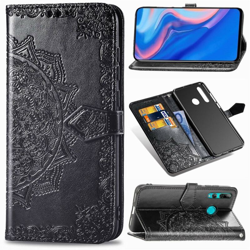 Capa Folio Para Huawei P Smart Z Mandala Idade Média