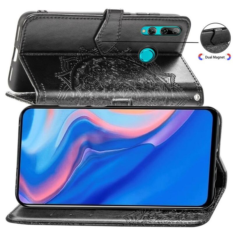 Capa Folio Para Huawei P Smart Z Mandala Idade Média