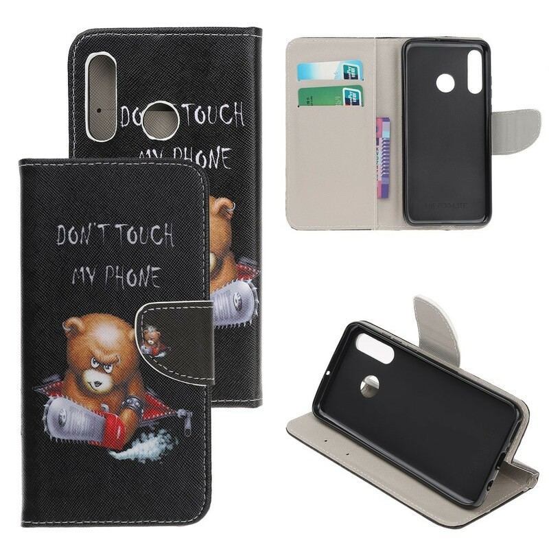 Capa Folio Para Huawei P Smart Z Urso Perigoso