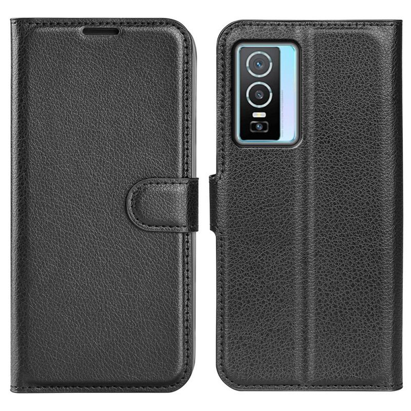 Capa Flip Para Vivo Y76 5G Clássico