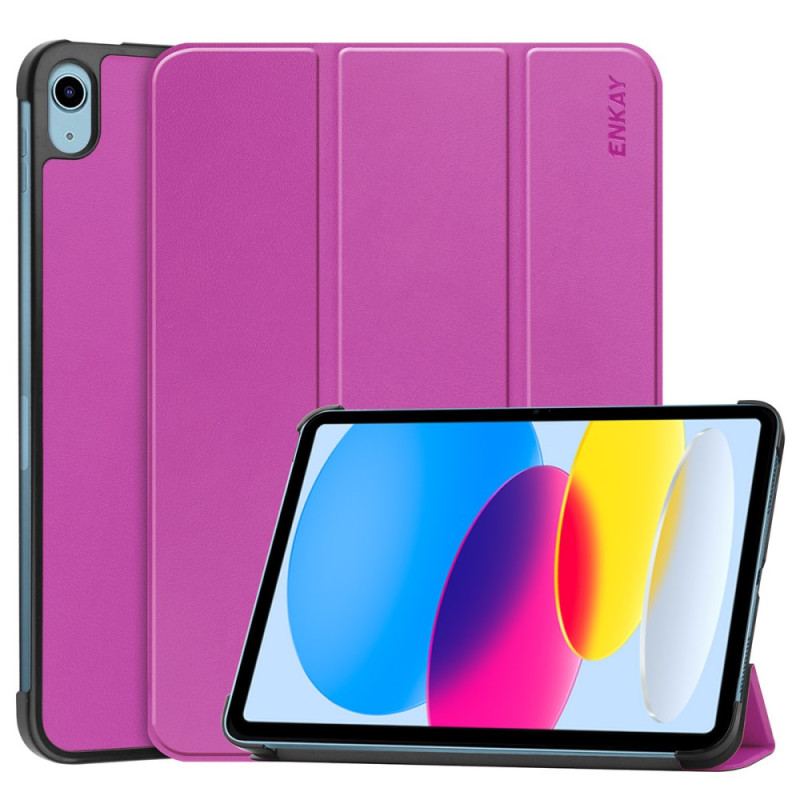 Capa De Celular Para iPad 10.9" (2022) Couro Sintético Enkay