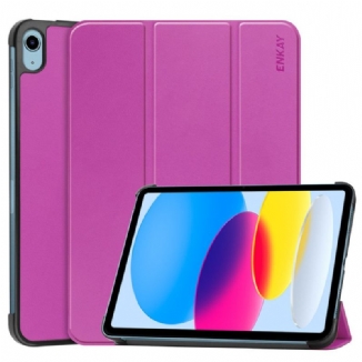 Capa De Celular Para iPad 10.9" (2022) Couro Sintético Enkay