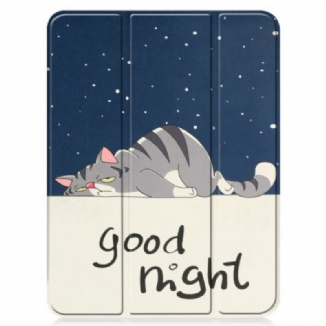 Capa De Celular Para iPad 10.9" (2022) Good Night Porta Caneta