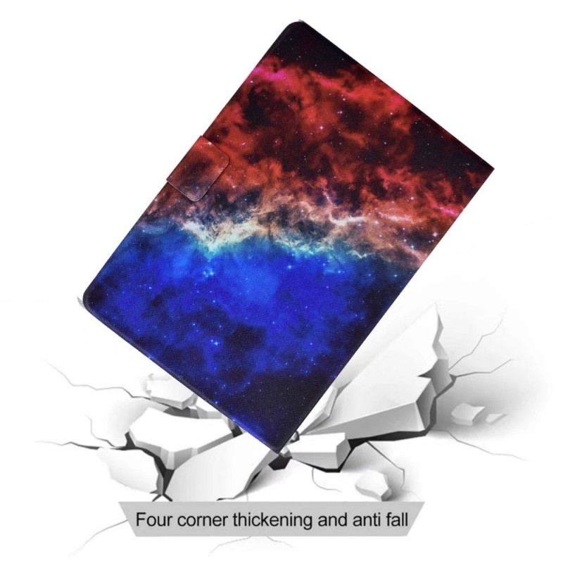 Capa De Couro Para iPad 10.9" (2022) Céu Celestial