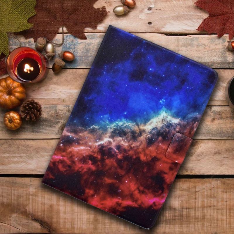 Capa De Couro Para iPad 10.9" (2022) Céu Celestial