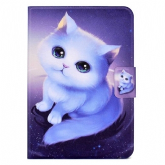 Capa De Couro Para iPad 10.9" (2022) Gatinho Tenro