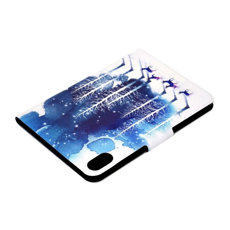 Capa De Couro Para iPad 10.9" (2022) Inverno