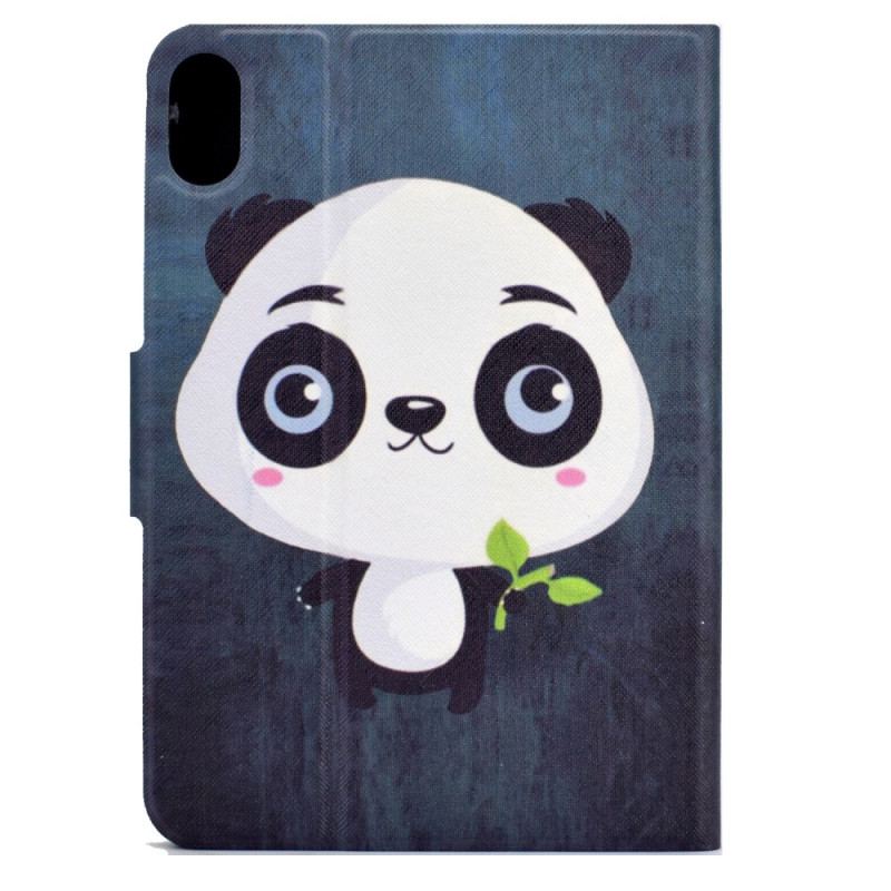 Capa De Couro Para iPad 10.9" (2022) Panda