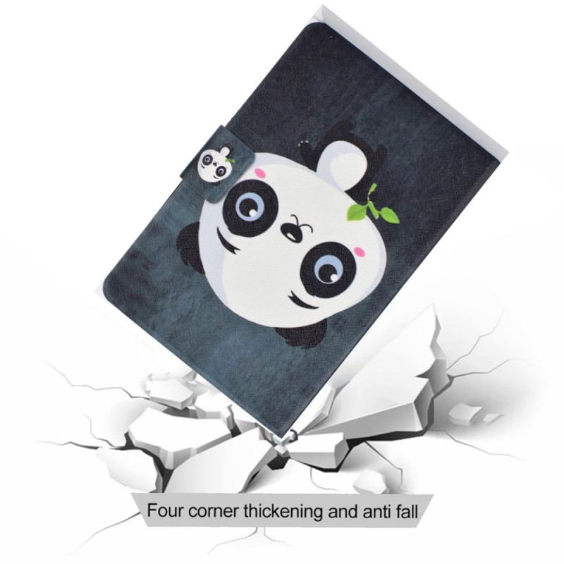 Capa De Couro Para iPad 10.9" (2022) Panda