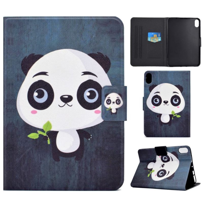 Capa De Couro Para iPad 10.9" (2022) Panda