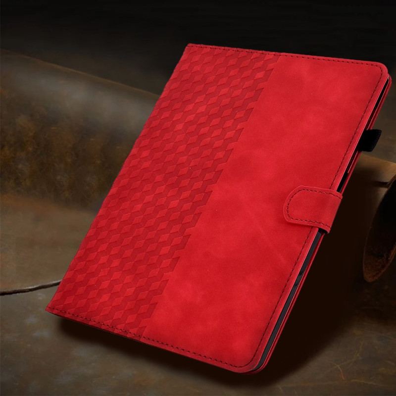 Capa Em Pele Para iPad 10.9" (2022) Padrão 3d