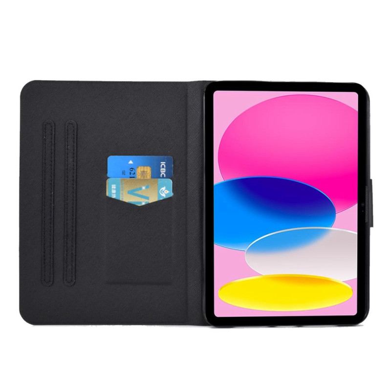 Capa Flip Para iPad 10.9" (2022) Borboletas Da Noite