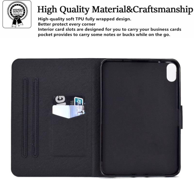 Capa Flip Para iPad 10.9" (2022) Coelho