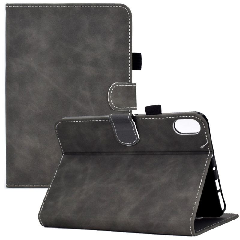 Capa Flip Para iPad 10.9" (2022) Couro Falso Vintage