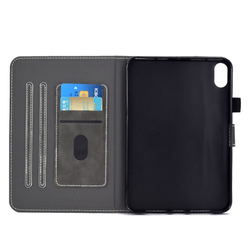 Capa Flip Para iPad 10.9" (2022) Couro Falso Vintage