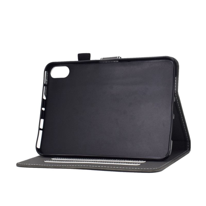 Capa Flip Para iPad 10.9" (2022) Couro Falso Vintage