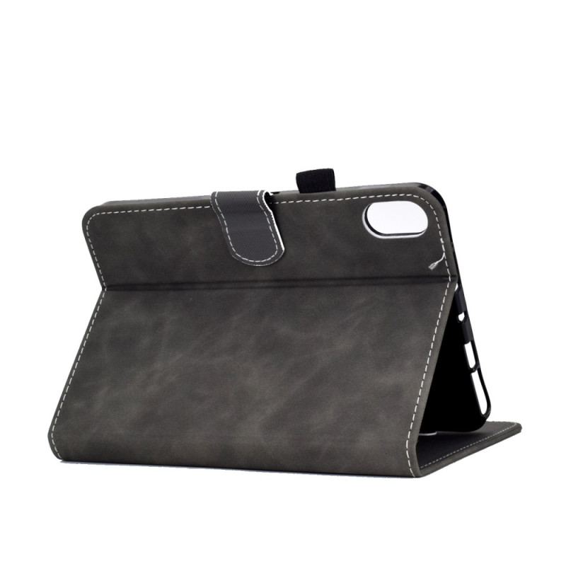 Capa Flip Para iPad 10.9" (2022) Couro Falso Vintage