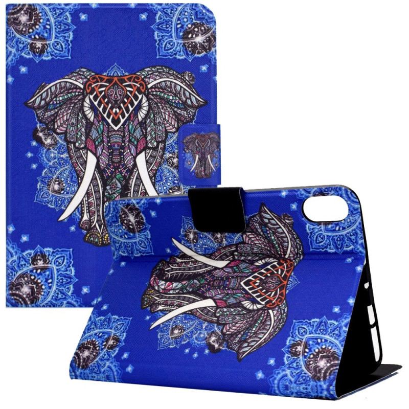 Capa Flip Para iPad 10.9" (2022) Elefante Tribal