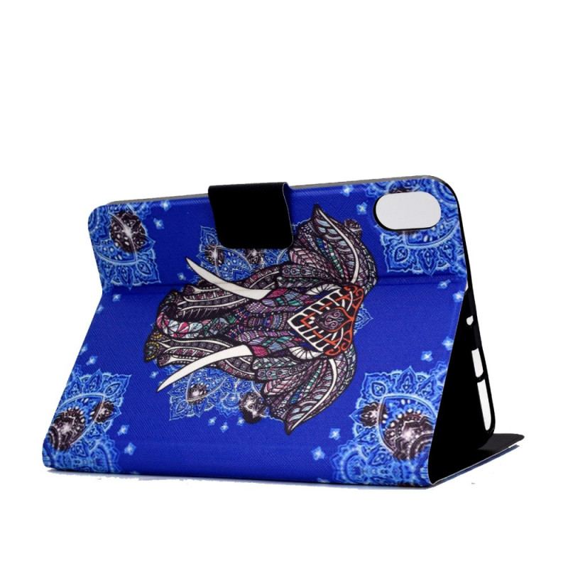 Capa Flip Para iPad 10.9" (2022) Elefante Tribal