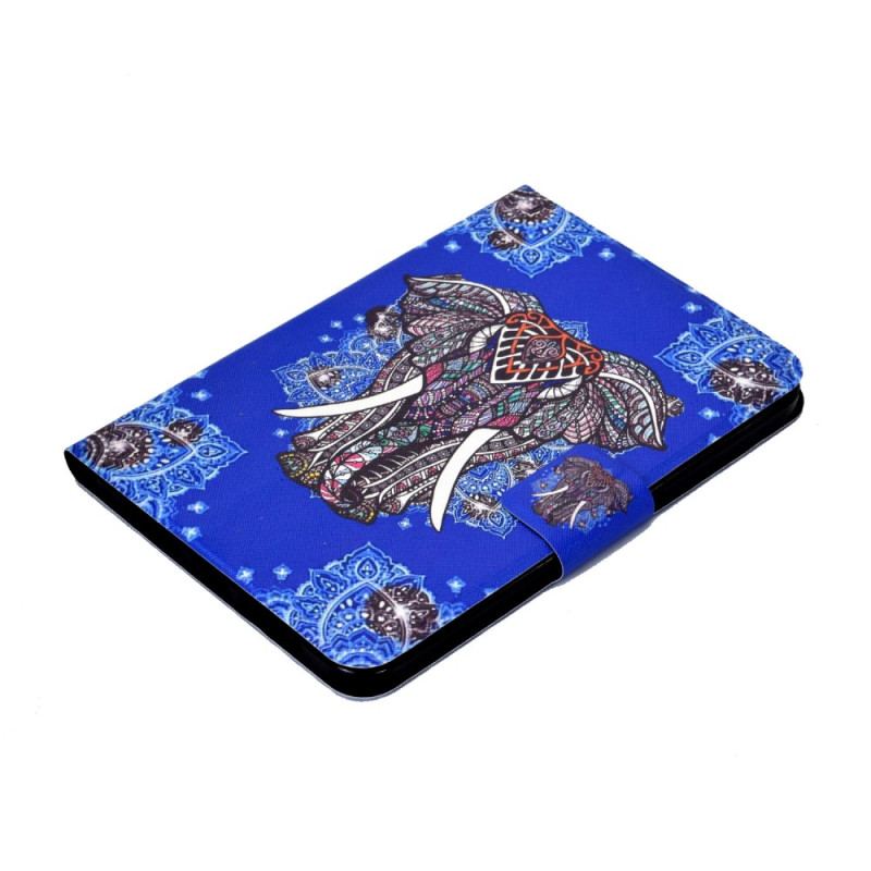 Capa Flip Para iPad 10.9" (2022) Elefante Tribal