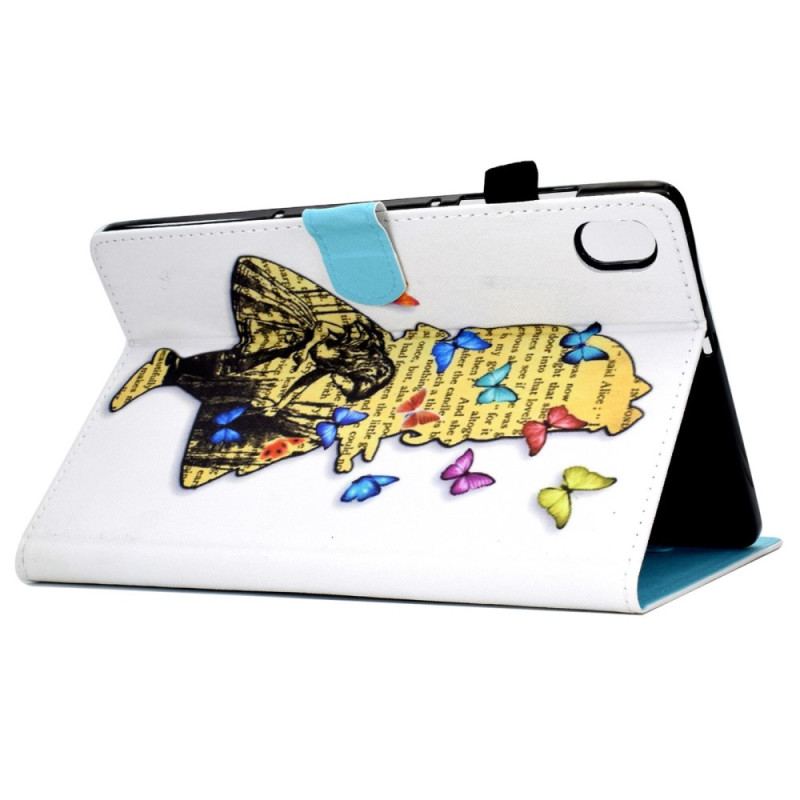 Capa Flip Para iPad 10.9" (2022) Garota Borboleta