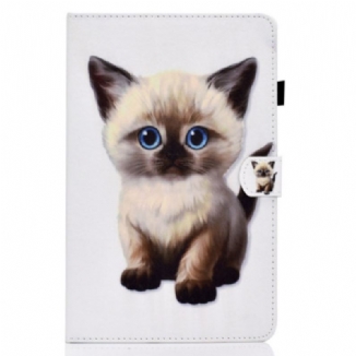 Capa Flip Para iPad 10.9" (2022) Gatinho Pequeno