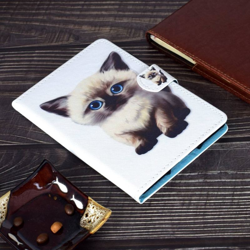 Capa Flip Para iPad 10.9" (2022) Gatinho Pequeno