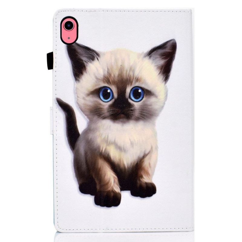 Capa Flip Para iPad 10.9" (2022) Gatinho Pequeno