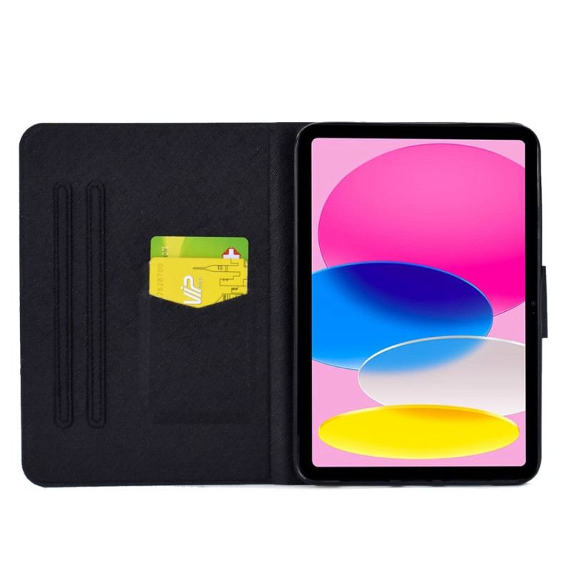 Capa Flip Para iPad 10.9" (2022) Nunca Pare De Sonhar