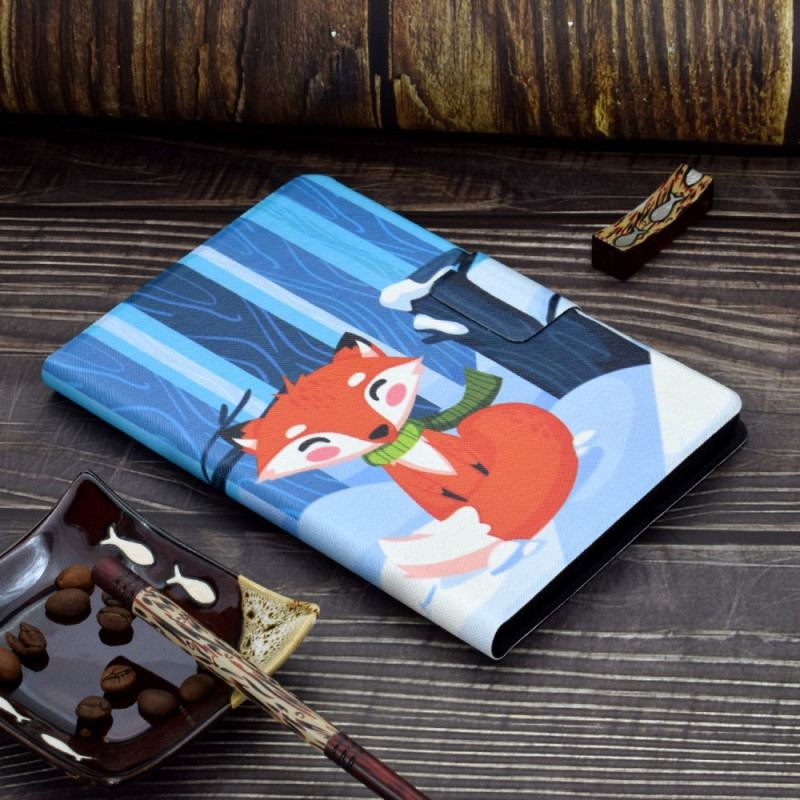 Capa Flip Para iPad 10.9" (2022) Raposa