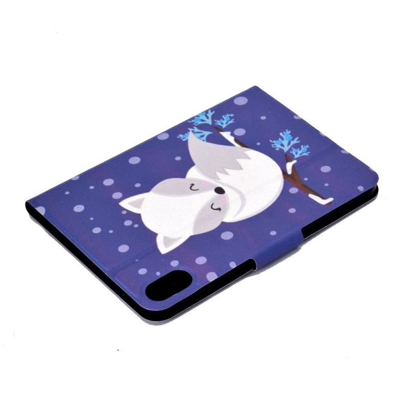 Capa Flip Para iPad 10.9" (2022) Raposa Branca