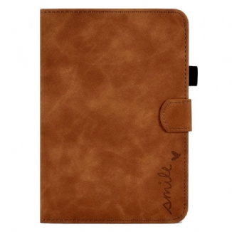 Capa Flip Para iPad 10.9" (2022) Sorriso