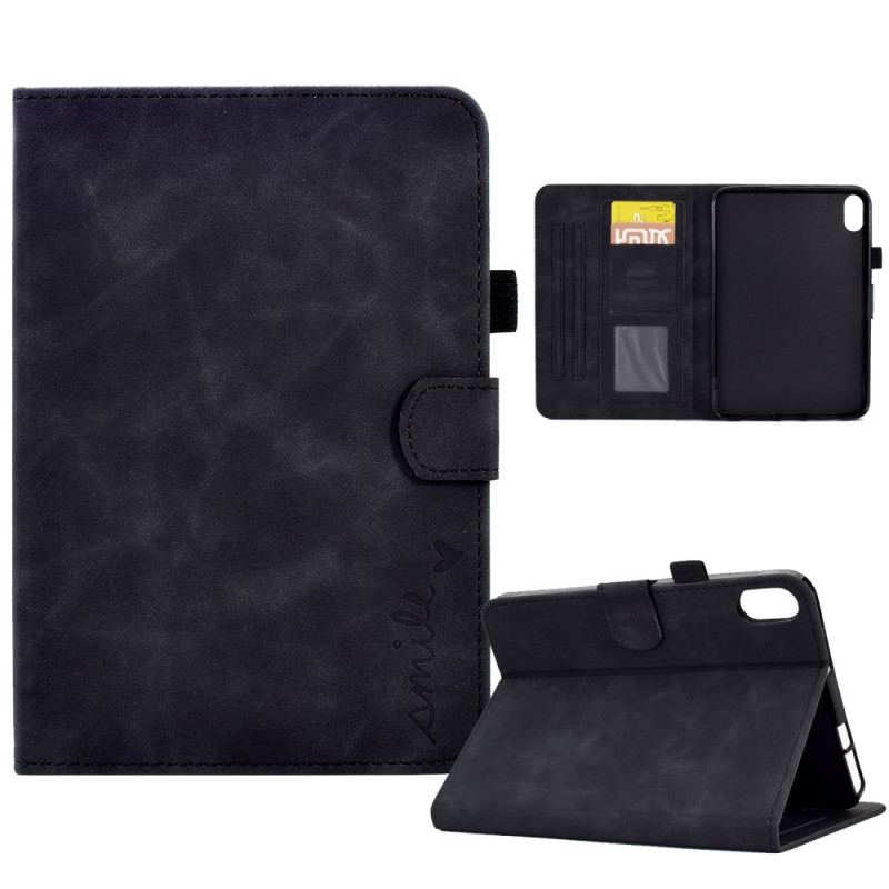 Capa Flip Para iPad 10.9" (2022) Sorriso