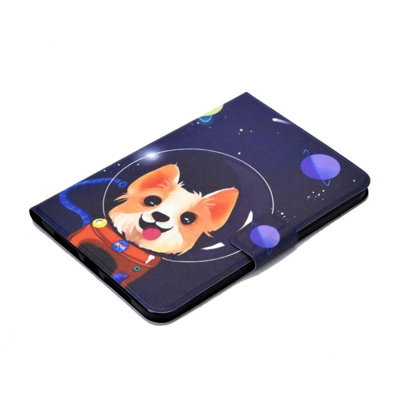 Capa Folio Para iPad 10.9" (2022) Cao Espacial