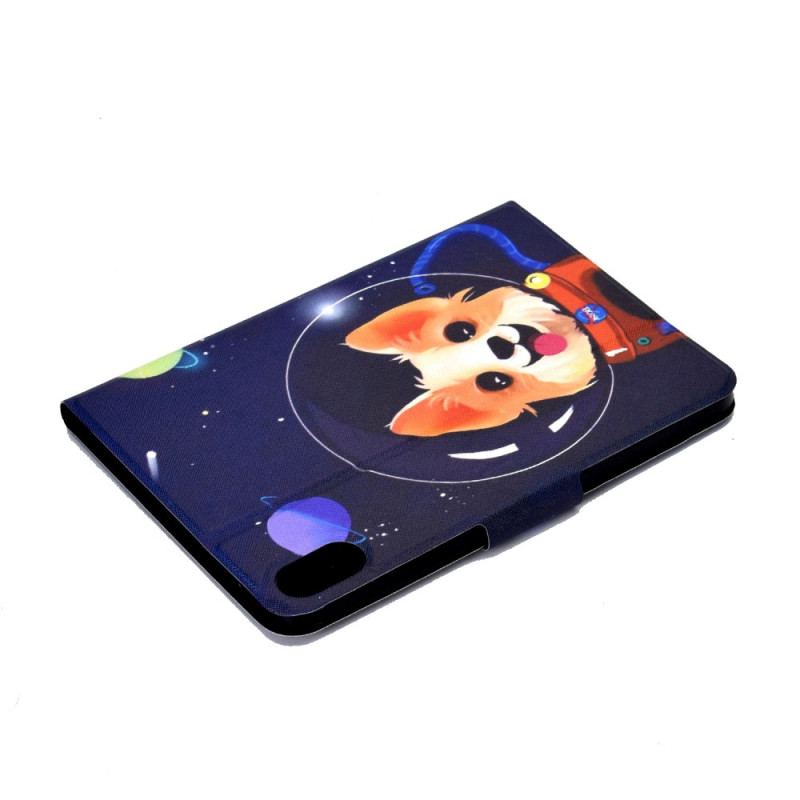 Capa Folio Para iPad 10.9" (2022) Cao Espacial