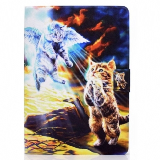 Capa Folio Para iPad 10.9" (2022) Felino