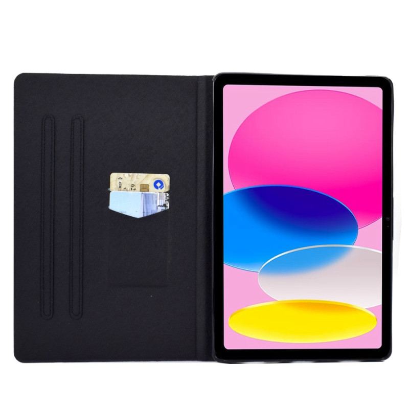 Capa Folio Para iPad 10.9" (2022) Felino