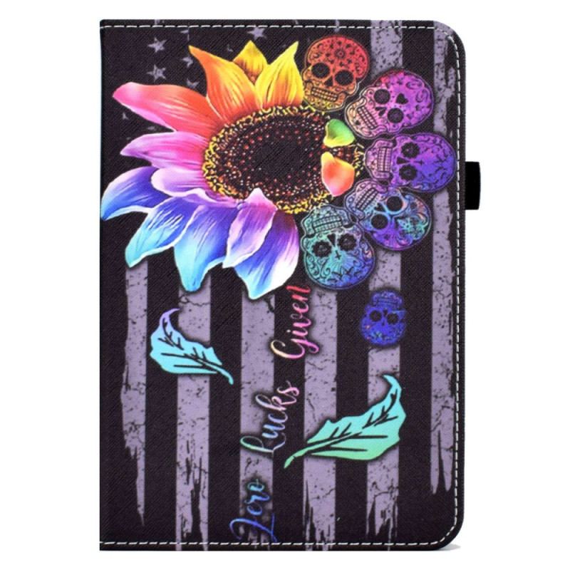 Capa Folio Para iPad 10.9" (2022) Flores Flores Flores