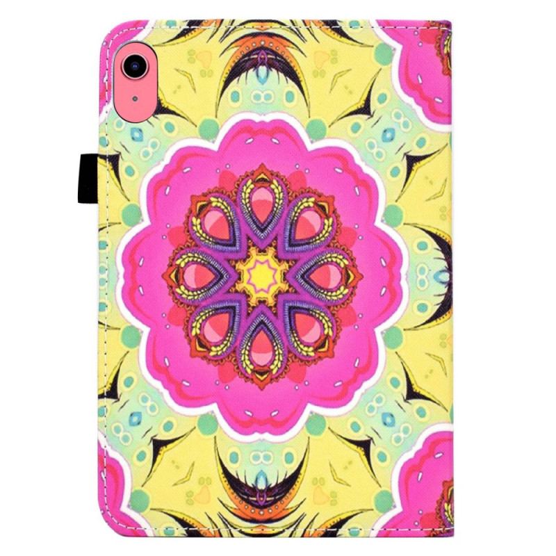 Capa Folio Para iPad 10.9" (2022) Flores Flores Flores