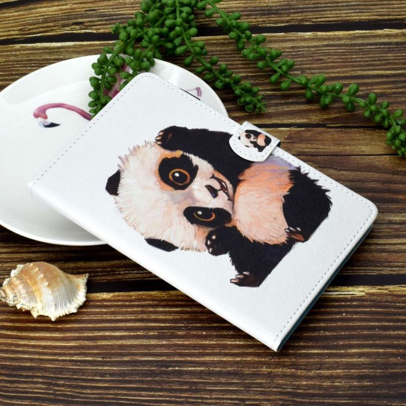 Capa Folio Para iPad 10.9" (2022) Panda Fofo