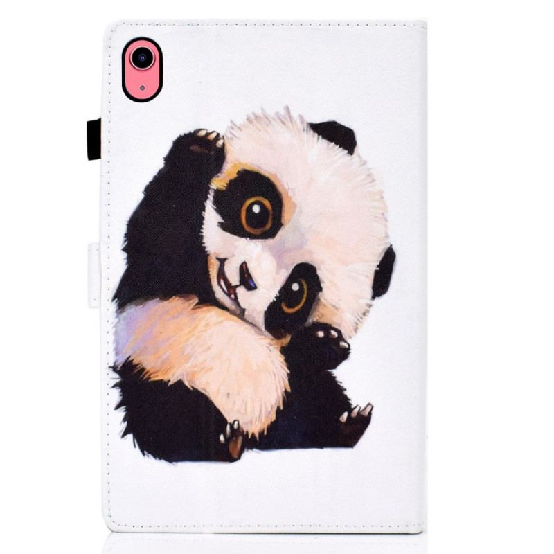 Capa Folio Para iPad 10.9" (2022) Panda Fofo