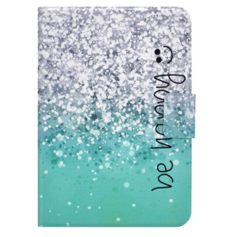 Capa Folio Para iPad 10.9" (2022) Seja Feliz