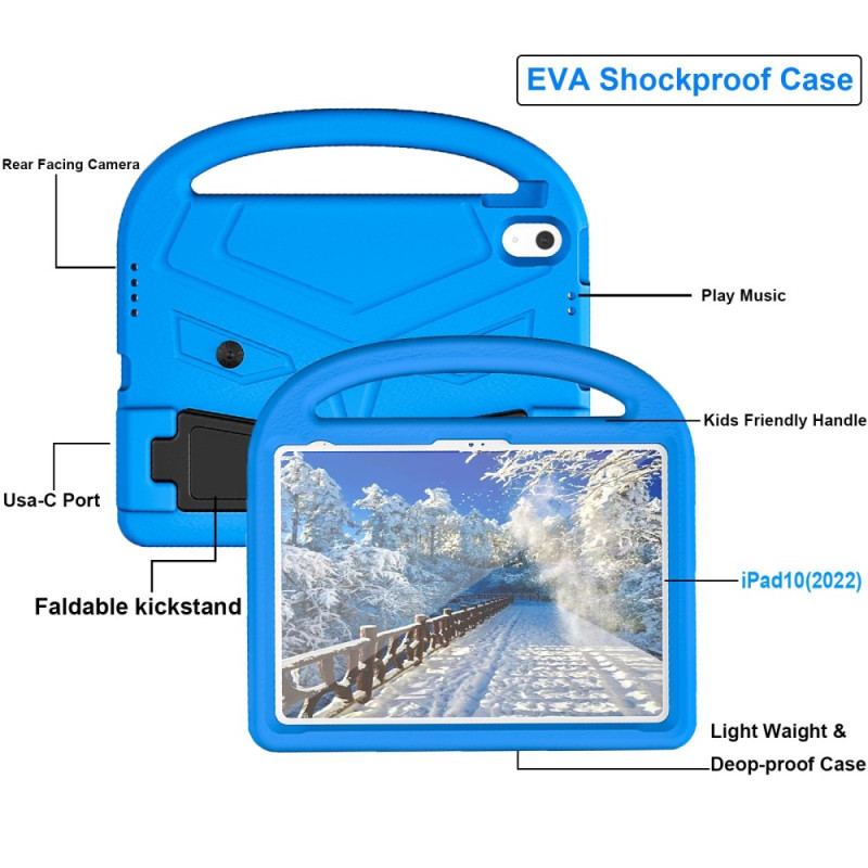 Capa Para iPad 10.9" (2022) Espuma Infantil Eva