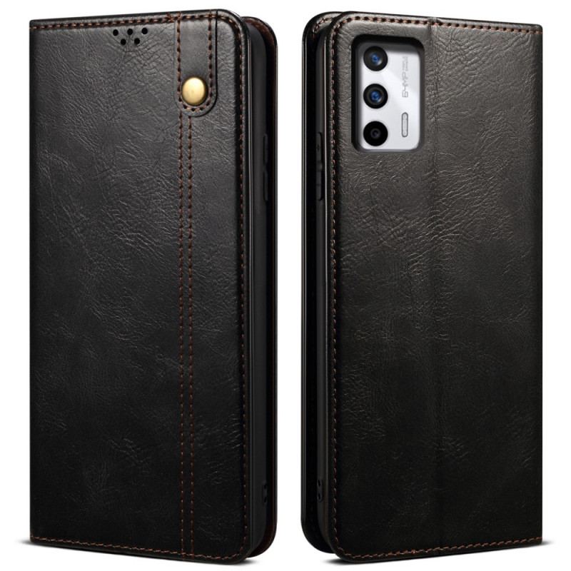 Capa De Celular Para Realme GT 5G Flip Couro Sintético Encerado