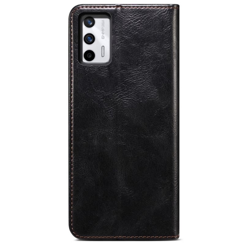 Capa De Celular Para Realme GT 5G Flip Couro Sintético Encerado