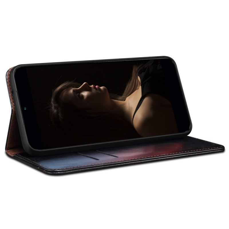 Capa De Celular Para Realme GT 5G Flip Couro Sintético Encerado